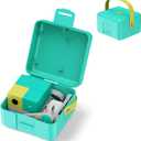 Portable Storage Case Compatible with Nex Playground Game System, Lightweight Plastic Travel Storage Case for Indoor Family Game Console