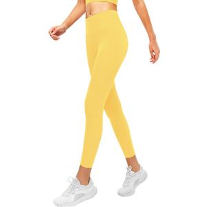 Girls Athletic Leggings Kids Lounge Workout Yoga Pants Solid Color High Waist Dance Running Active Tight for Teen (7-8 Years)