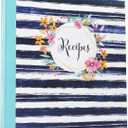 LotFancy Recipe Binder, 8.5 x 10, with 60 Blank Recipe Cards 4x6, 30 Plastic Page Protectors, 6 Tabbed Dividers, 24 Labels, Mothers Day Gift - Kitchen Recipe Card Cookbook Binder Organizer Kit