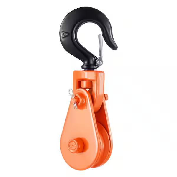 VEVOR
2 Ton Snatch Block with Swivel Hook, Heavy Duty Snatch Block Pulley 4400 lbs. for Towing and Recovery operations