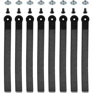 lasuroa 8 Pcs Snowboard Ankle Binding Straps, Snowboard Ladder Strap Ski Straps Parts for Bindings Snowboard Binding Straps Replacement for Snowboard