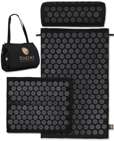 Dakini Acupressure Mat and Pillow Set with Mini Pad - Acupuncture Mat Full Body Pain Relief