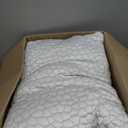 QUTOOL Cooling Pillow for Sleeping, CertiPUR-US Shredded Memory Foam Queen Pillows Set of 2, Cool Pillow for Hot Sleepers Adjustable Firm Pillow for Side, Back, Stomach Sleepers Soft Yet Support,White