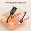 Cable Matters Active USB Extension Cable 16.4 ft / 5m (Active USB Extender Cable) for Webcam, Oculus Sensor, HTC Vive Link Box, Xbox Kinect, PlayStation Camera and More