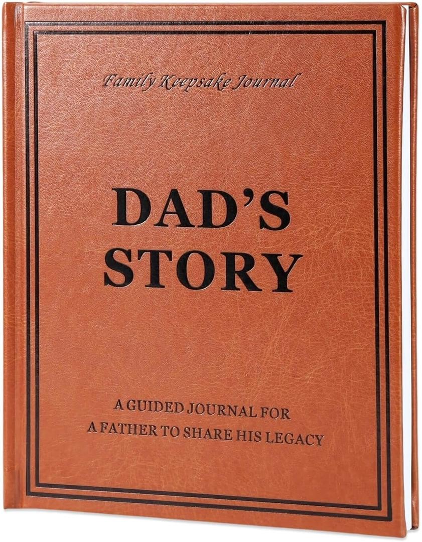 Gifts for Dad - Dad's Story (Hardcover), Dad Birthday Gift from Daughter Son, A Father's Guided Journal To Share His Life Story