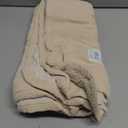 lulumoon Baby Blankets for Newborn Unisex: Thermal Minky Dotted Backing - Muslin Receiving Blanket for Baby Essential & Registry Gift 30"x40" (Ivory)