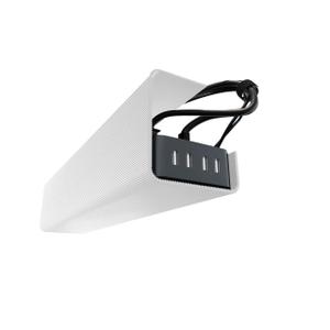 No-Screw Under Desk Cable Management Tray - Self-Adhesive Installation, Cord Management, Cable Tray, Under Desk Wire Organizer - White Single Tray