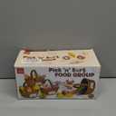 Lehoo Castle Wooden Play Food Set, Toy Food for Toddlers 1-3, Pretend Play Kitchen Accessories, Cutting Food Toys, Montessori Sorting Toys for Kids 3-5 Girls Boys