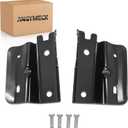 Soft Top Bow Brackets Kit (Left & Right) with Mounting Screws Compatible with 2013-2017 Jeep Wrangler JKU 4-Door ONLY, Replacement for 68163704AB 68163705AB - Heavy Duty Steel