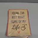 HiFulerr Funny Anniversary Card for Husband - Best Right Swipe of My Life Valentines Day Cards with Envelope, Romantic Anniversary Card, Birthday Cards for Boyfriend Girlfriend Wife Husband Couples, Set of 10