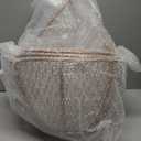 MyGift Set of 3, Farmhouse Copper Metal Wire Mesh Wall Hanging Baskets, Wall-Mounted Storage Basket, Decorative Kitchen Fruit Wall Basket Produce Holder