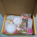 XJRLUK Clay Beads Bracelet Making Kit, 6 Boxes 20000+ PCS 144 Colors Polymer Flat HEISHI Beads Kit for Jewelry Making, Crafts Gift for Christmas Party Gift Craft kit