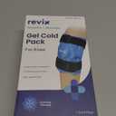 REVIX Ice Pack for Knee Pain Relief, Reusable Gel Ice Wrap for Leg Injuries, Swelling, Knee Replacement Surgery, Cold Compress Therapy for Arthritis, Meniscus Tear and ACL Blue