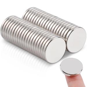 40Pcs Strong Neodymium Magnet, 15mm x 2mm Rare Earth Magnets Heavy Duty, Neodymium Disc Magnets, Small Round Magnet for Fridge, Industrial