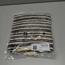 Saodimallsu Womens Striped Cropped Sweaters V Neck Cute Bow Tie Puff Sleeve Loose Knit Trendy Pullover Sweater (Small, Apricot)