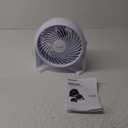 Honeywell HT-904 TurboForce Tabletop Air Circulator Fan, Small, White  Quiet Personal Fan for Home or Office, 3 Speeds and 90 Degree Pivoting Head