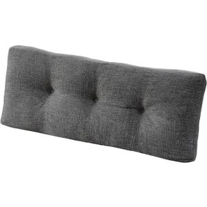 downluxe Indoor Bench Cushion for Indoor Furniture, Non-Slip Tufted Overstuffed Textured Foam Bench Seat Cushion, 36" X 14" X 4", Dark Grey, 1 Pack