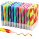 Bright Creations Craft Glue Pens - 72 Pack, 0.35 Oz Each, 12 Rainbow Swirl Colors - Washable Glitter Gel Pens & Adhesive for Glue Projects for Kids & Arts & Crafts & Slime