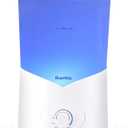 BlueHills Large 1000 ML XL Essential Oil Diffuser White Aromatherapy Humidifier 1 Liter Capacity for Big Living Area Baby Room Home Long Run Huge Coverage Area High Mist Large Size 1L A1