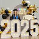 Graduation Decorations Class of 2025, 4FT Marquee Numbers 2025 for Graduation Decorations, 2025 Numbers for Graduation Kindergarten Preschool High School