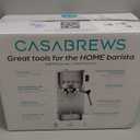 CASABREWS 3700 Essential Espresso Machine 20 Bar, Stainless Steel Cappuccino & Latte Machine with Steam Frother for Home, 43.9oz Water Tank, Coffee Gift for Women & Men, Silver