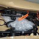 Sports Deluxe 2-Bike Trunk Mount Rack, Model SY-Trunk-BR, Black + Orange up to 70lbs Load (Trunk Bike Rack+Barbar)