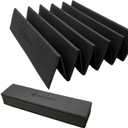 Folding Yoga Mat, TPE Folding Yoga Mat, Foldable Exercise Mat for Yoga, Pilates, Floor Workouts, Compact Design, Travel Friendly, Ideal for Home & Gym, Knee pad, Kneeling pad (Black)