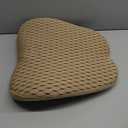 Memory Foam car Lumbar Support Pillow - Memory Foam Back Cushion - Used for car Seats, Office Chairs, recliners, Sofas, etc. (Beige)