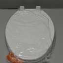 KOHLER K-4774-0 Brevia Elongated White Toilet Seat with Quick-Release Hinges And Quick-Attach Hardware For Easy Clean, White