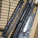 ULIFHOME U16 Upgraded Washer Dryer Stacking Rack for Narrow Laundry Room and Bathroom, Metal Over Washer and Dryer Storage Shelves for Saving Space, 29.5" W x 23.6" D x 53.1" H, Black