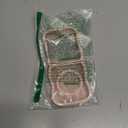 UEEBAI Magnetic for Samsung Galaxy Z Flip 5/Z Flip 6/7 FE Case, Compatible with MagSafe, Transparent Clear Wave Frame Design Soft Edge Cover Matte Shockproof Phone Case- Pink