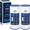CC100 & CCRP100 Pool Filter Cartridge, Compatible With Pentair Clean & Clear 100 In Model 160316 & EC-160316, 160354 & EC-160354, Replacement for Pentair R173215, Pleatco PAP100, 2 Pack