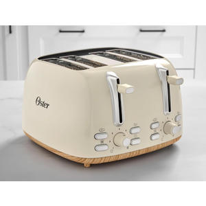 Oster
Oster 4-Slice Toaster with Extra Wide Slots, Oat Milk