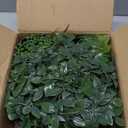 Palonu Artificial Hanging Plants for Shelf, 4 Pack Fake Potted Greenery Faux Eucalyptus Vine, Mandala Vine, String of Pearls,Pea pod Leaves in Pot for Office Living Room Bathroom Indoor Outdoor Dcor