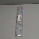 12 PCS Clear Plastic Shower Curtain Rings, Easy Snap Closure Shower Curtain Hooks