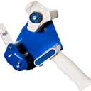 Handheld Heavy Duty Packing Tape - Wide Packing Tape Dispenser Gun - Seal Packing Dispenser Gun 2" White & Blue
