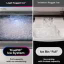GE Profile Opal 2.0 with 0.75 Gallon Tank, Chewable Crunchable Countertop Nugget Ice Maker, Scoop included, 38 lbs in 24 hours, Pellet Ice Machine with WiFi & Smart Connected, Stainless Steel