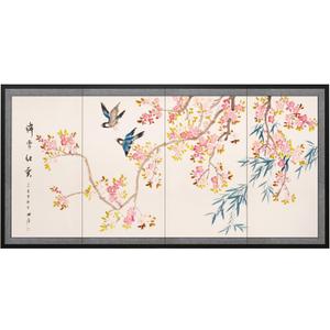Red Lantern 36" x 72" Shing Huo Blossom