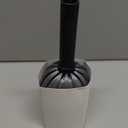 Grey Corner Cobweb Duster Head Brush - High Efficiency Twist-On Spider Web Brush Cleaning Tool for Indoor & Outdoor Cleaning, Compatible with Standard Acme Threaded Poles -1 Pack