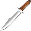 Handmade D2 Steel 14 Inches Full Tang Bowie Knife with leather sheath, Hunting knife with Wood Handle and steel Guard Ideal for Bushcraft, Camping, Survival, Hunting & outdoor use (I9S6)