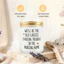 Friend Gifts for Women, Friendship Birthday Gift, Scented Candles for Sister Coworker Her Girlfriend Wife (White 2)