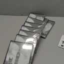 GOmaize Front Loading Black Picture Frame 5x7 Set of 9 Wall and Table Mounting