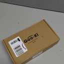 Goo-Ki Vintage Retro Antique Brass Zinc Alloy Cabinet Handles - 6.3''(160mm) Hole Center Affordable Luxury Cabinet Pull Hardware for Bedroom, Kitchen, 6 Pack