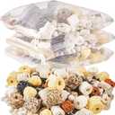 Timgle 3 Bags Aquarium Filter Media Bio Balls Ceramic Rings Set 1500 g Total 3.3 lb 12 in 1 with Mesh Bag Ceramic Rings for Aquarium Filter Pond and Fish Tank Accessories Decorations