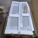 Frameless Double Sliding Shower Door: 56-60 in. W x 74 in. H, 5/16 (8mm) Clear Tempered Glass with Explosion-Proof Film Soft-Close Mechanism for Bathroom Shower, Matte Black