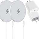 Magnetic Wireless Charger Fast Apple Mag-Safe Charger for iPhone 16 Pro Max/16 Pro/iPhone 15Pro Max/15 Plus/14/13/12/AirPods 3/2/Pro/Pro 2 Magnet Charging Pad Mag Safe Chargerwith Dual Charging Ports