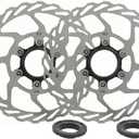 Bibike 2Pcs 140mm/160mm Centerlock Disc Rotor with Lock Rings