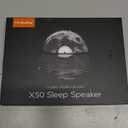 Kinglucky Pillow Speaker for Sleeping, Mini Bluetooth Speaker Under Pillow with Built-in Pink Noise White Noise Sound Machine for Sleeping, Headphone-Free Sleep Speaker for Side Sleeper Blue