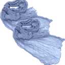 2pcs Bohemian Style Table Runner Elegant Decoration for Weddings and Parties Delicate Tablecloth Cover for Dining Tables Easy to Fold and Store (Blue)