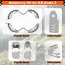 Propeller Guard Protector for The DJI Avata 2 Drone+Landing Gear+Back Protection Board+Anti Collision Protection Bumper for DJI Avata 2